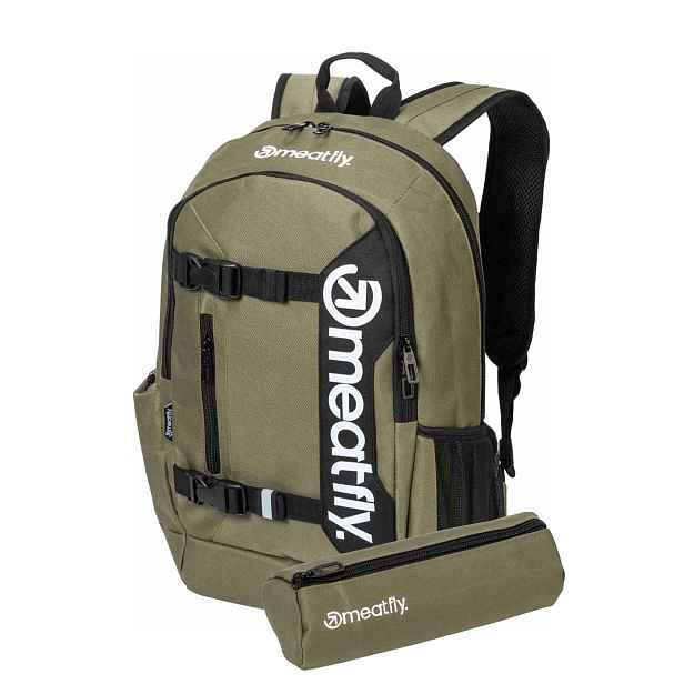 Meatfly batoh Basejumper Olivine 22 + PENÁL ZDARMA | Objem 22