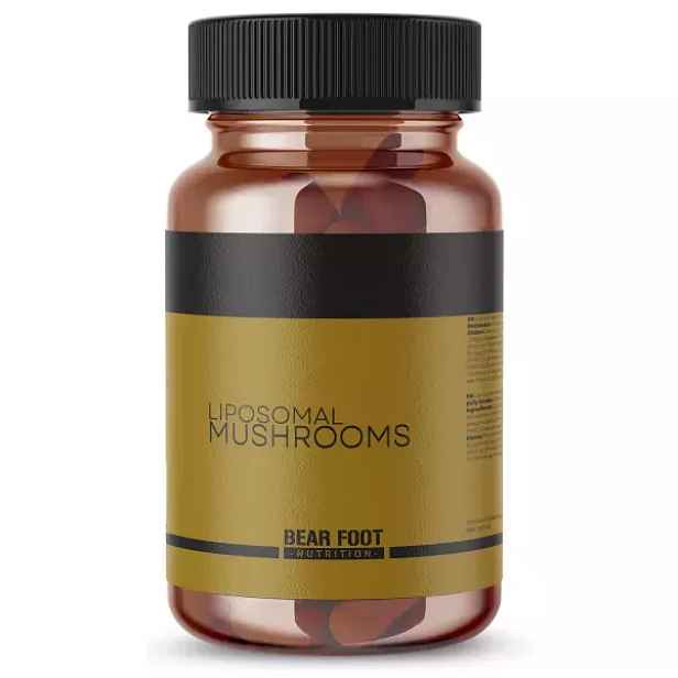 BEAR FOOT NUTRITION LIPOSOMAL MUSHROOMS - 30 KAPSLÍ Doplněk stravy