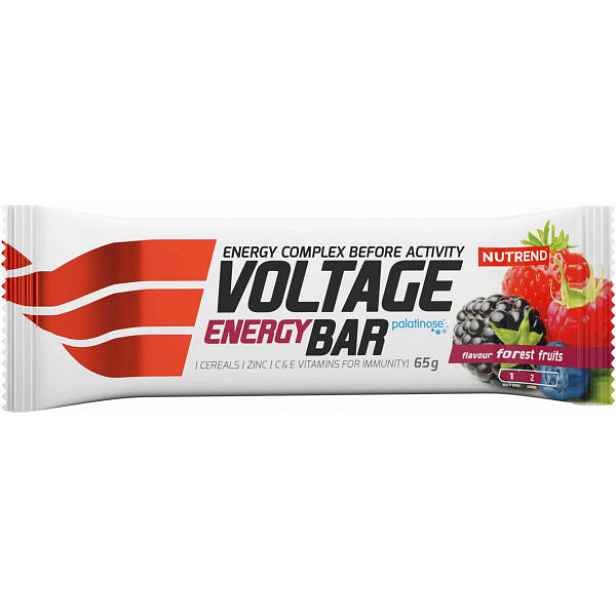 Nutrend VOLTAGE ENERGY 65 G LESNÍ PLODY Energetická tyčinka , G
