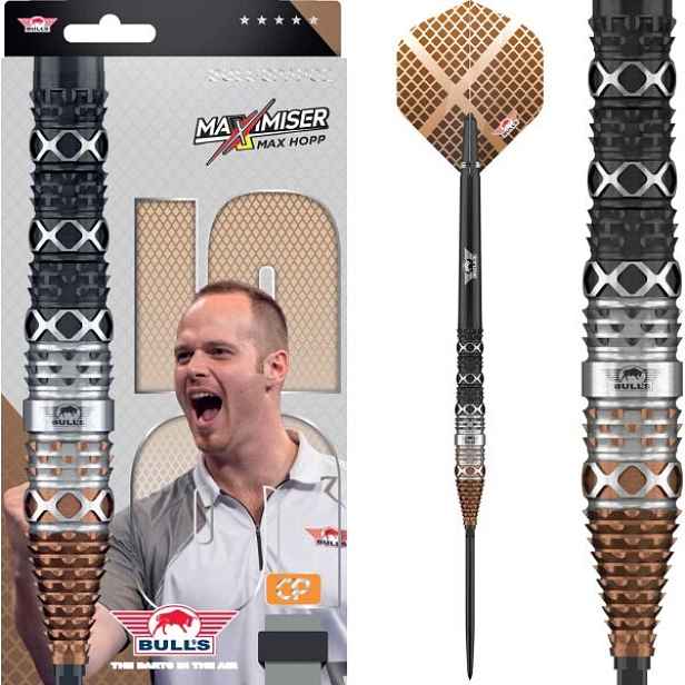 BULL'S MAX HOPP 23 G Set šipek s kovovými hroty, mix
