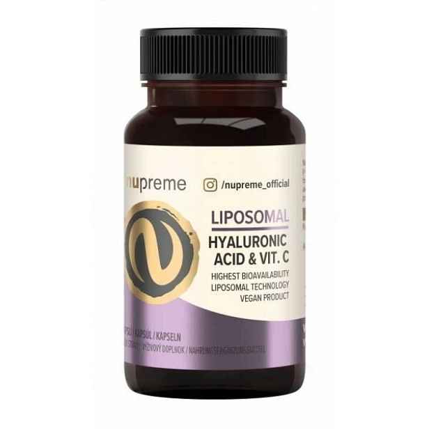 NUPREME LIPOSOMAL KYSELINA HYALURONOVÁ + VITAMÍN C 30 CPS Doplněk stravy