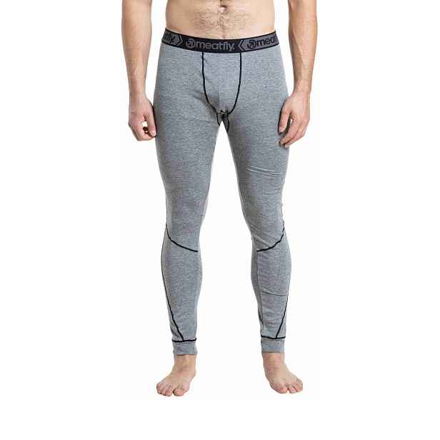 Meatfly pánské merino kalhoty Lucas Charcoal Heather
