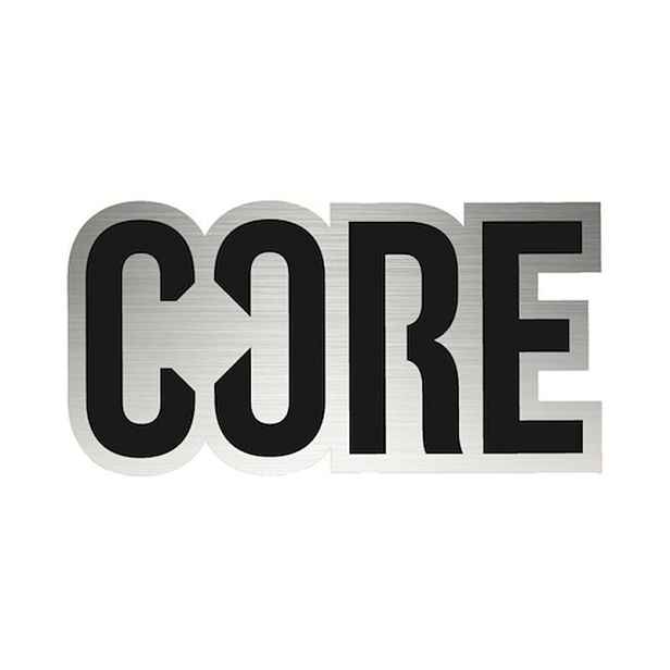 CORE - Classic Scooter Sticker - Chrome Foil - Samolepka