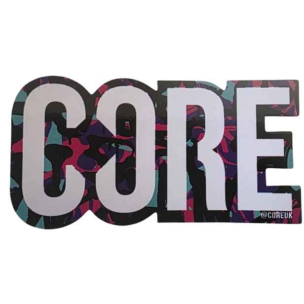 CORE - Classic Scooter Sticker - Neon Splat - Samolepka
