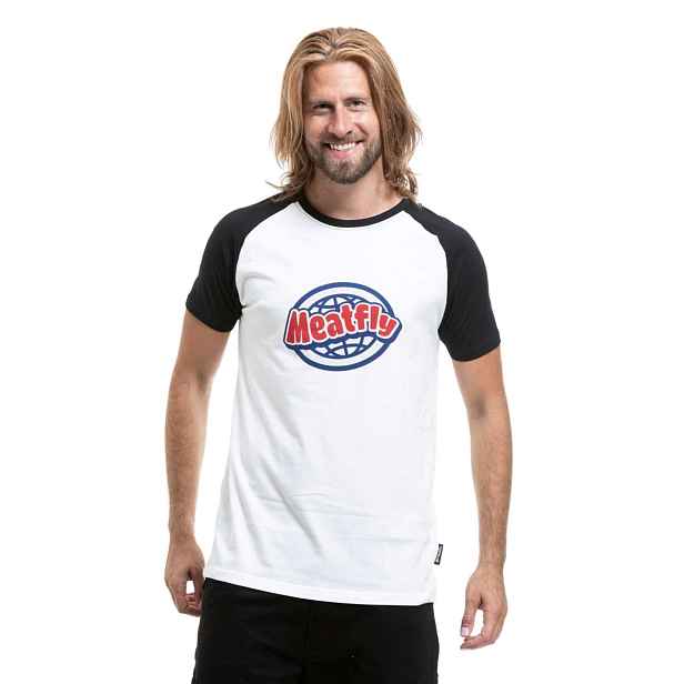 Pánské tričko meatfly ozzy raglan / m