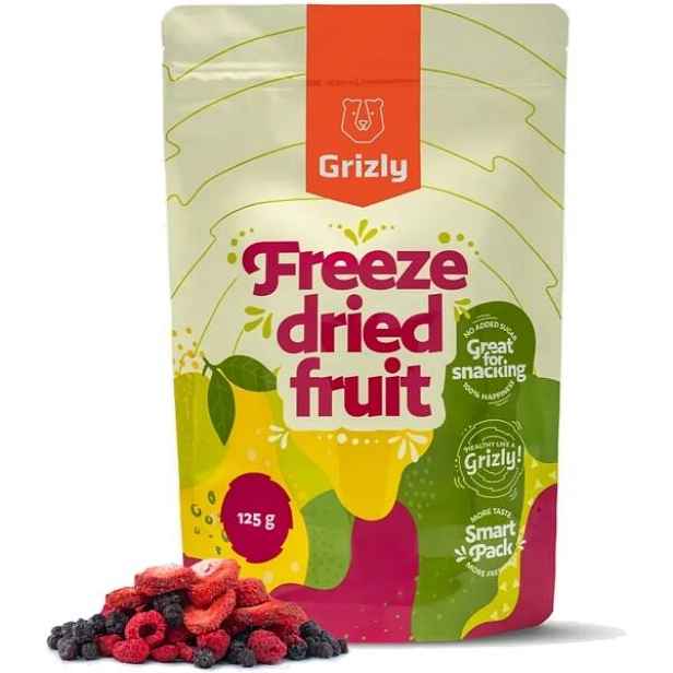 GRIZLY LYO MIX TROJKA, 125 G Lyofilizované ovoce , G