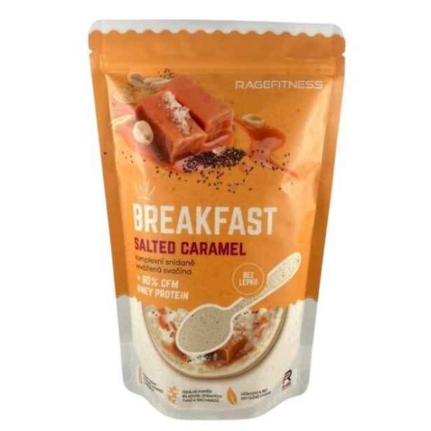 RAGEFITNESS BREAKFAST 600 G SALTED CARAMEL Instantní kaše , G