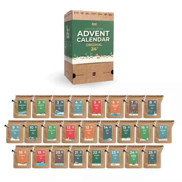 THE BREW COMPANY DÁRKOVÉ BALENÍ KÁVY - ADVENTNÍ KALENDÁŘ Adventní kávový kalendář