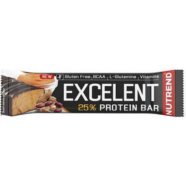 Nutrend EXCELENT PROTEIN BAR 85 G ARAŠÍDOVÉ MÁSLO Proteinová tyčinka , G