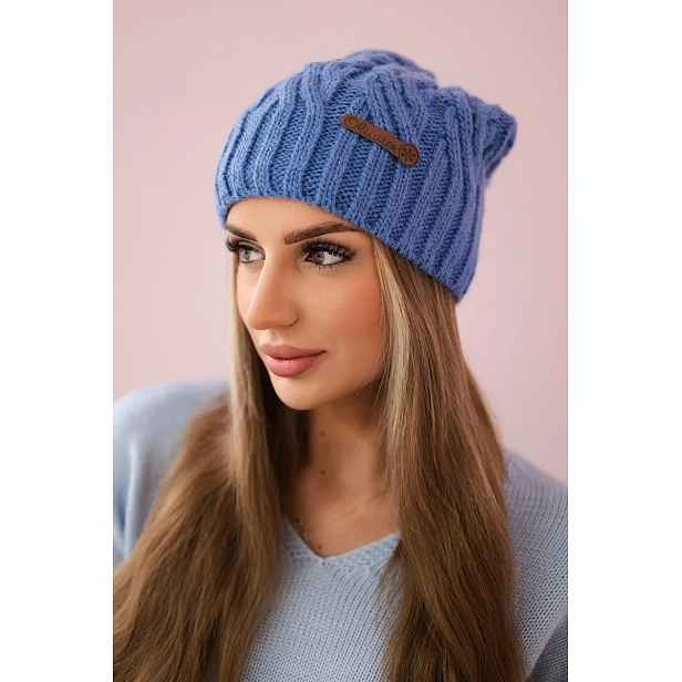 Kesi Fleecová čepice Paulina K227 light denim