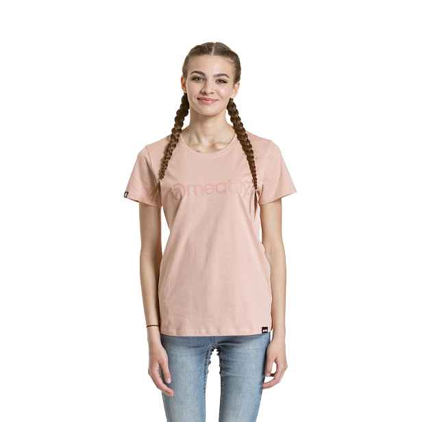Meatfly dámské tričko Ladies MF Logo Sepia Rose | 100% bavlna