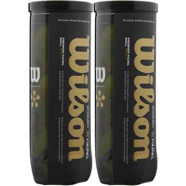 Wilson PREMIER PADEL SPEED BALL 2PACK Míče na padel