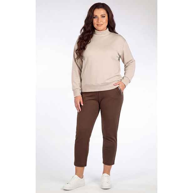 Dámské 7/8 kalhoty pro plnoštíhlé plus size 7g009 litex 3xl
