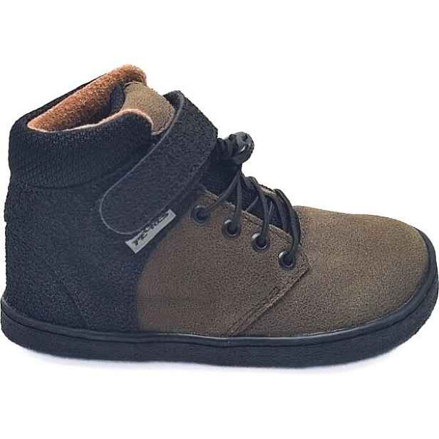 PEGRES BF 56L Dětské zateplené barefoot tenisky