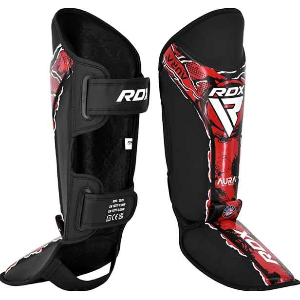 RDX Chrániče holení F17 Aura, červeno