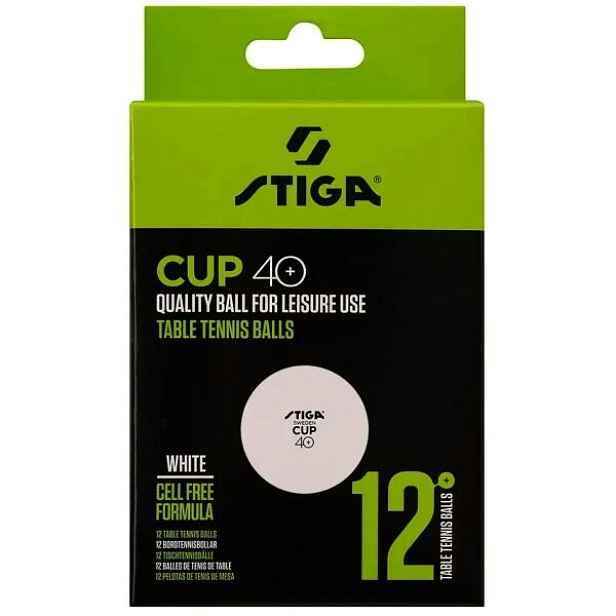 Stiga CUP ABS 12-PACK Pingpongové míčky