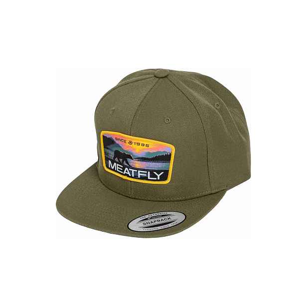 Meatfly kšiltovka Flanker Snapback Alaska / Buck | Velikost One Size
