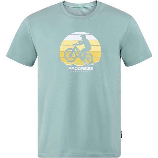 PROGRESS BARBAR BIKER Pánské bambusové triko
