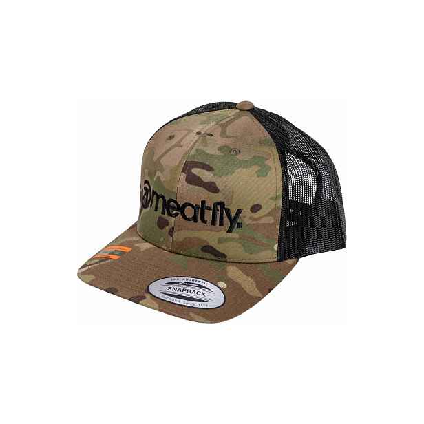 Meatfly kšiltovka MF Logo Trucker / Multicam | Velikost One Size