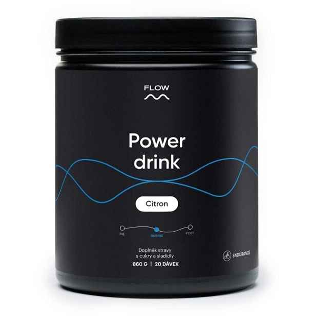 FLOW NUTRITION POWER DRINK CITRON 860 G Iontový nápoj , G