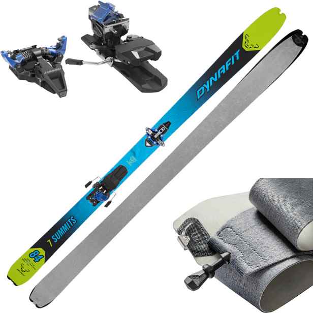 Set Dynafit Seven Summits Plus Ski Set lime / Délka: 158 cm