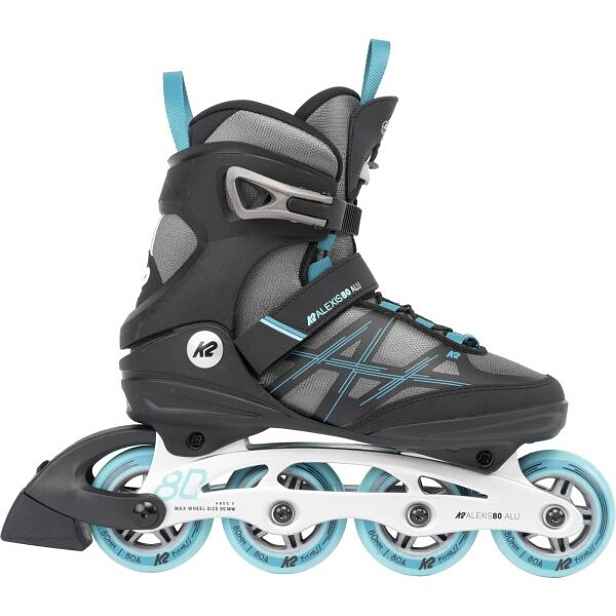 K2 ALEXIS 80 ALU Dámské kolečkové brusle