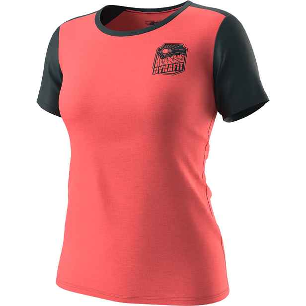 Triko Dynafit Transalper Light W SS TEE hot coral Barva: korálová , Velikost:
