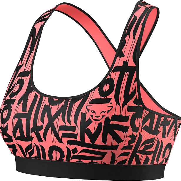 Podprsenka Dynafit Alpine Graphic Bra W ultra coral Barva: korálová , Velikost: