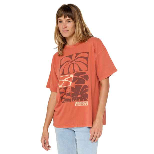 Rip curl dámské tričko Oceanic Heritage Brick | 100% bavlna