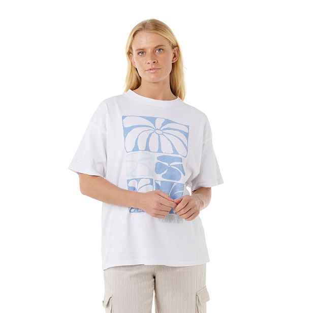 Rip curl dámské tričko Oceanic Heritage Optical | 100% bavlna