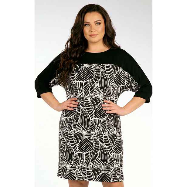 Dámské šaty pro plnoštíhlé plus size 7g150 litex / xl