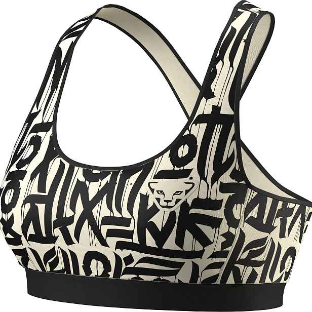 Podprsenka Dynafit Alpine Graphic Bra W overcast Barva: krémová , Velikost: