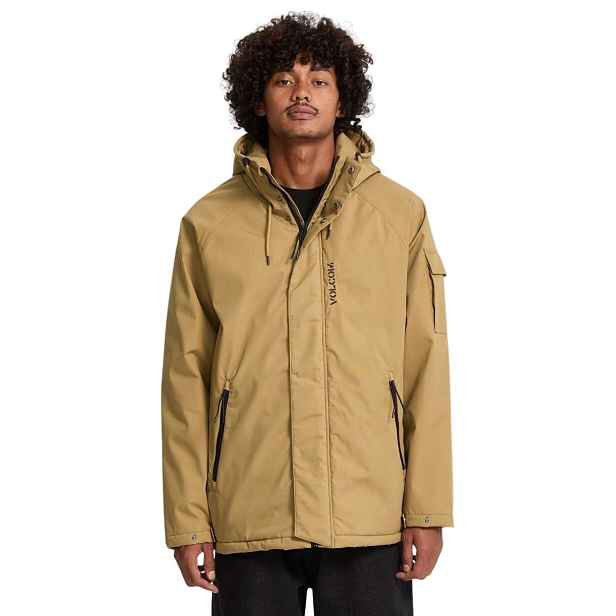 Volcom pánská bunda Stoke Stone II 10K Jacket Ermine | Písková