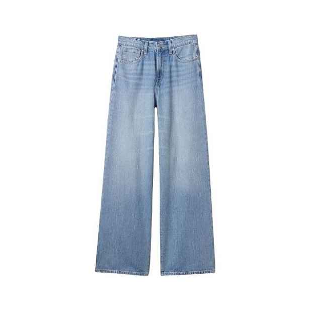 GAP V-HR WIDE LEG LT BERGIE Dámské džíny
