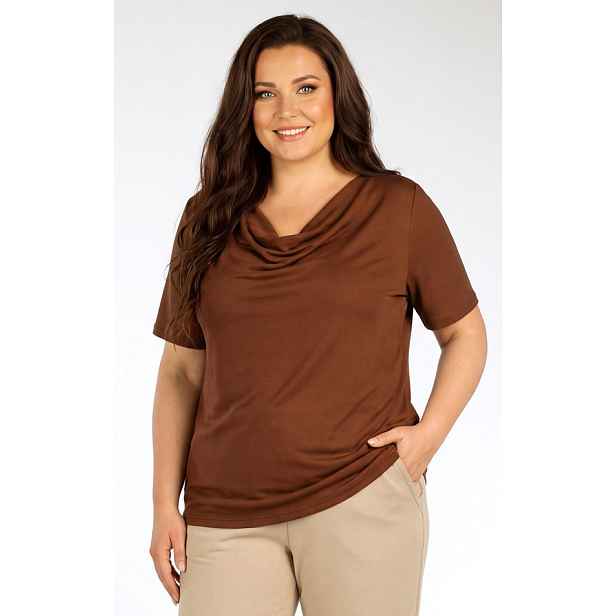 Dámské triko pro plnoštíhlé plus size 7g048 litex xl
