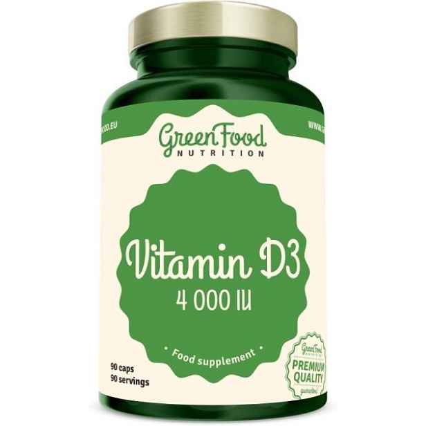 GREENFOOD VITAMIN D3 4000IU 90CPS Vitamíny