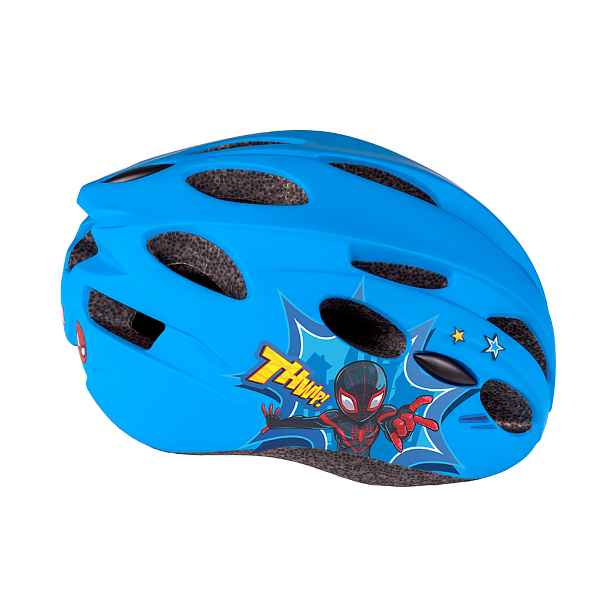 Cyklistická helma Spiderman , 52-56 cm IN-MOLD