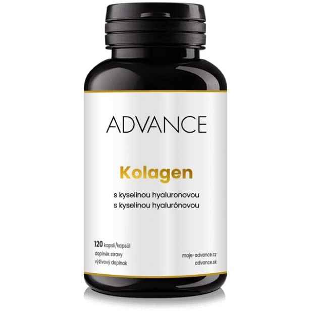 ADVANCE NUTRACEUTICS KOLAGEN 120 KAPSLÍ - KYSELINOU HYALURONOVOU Doplněk stravy