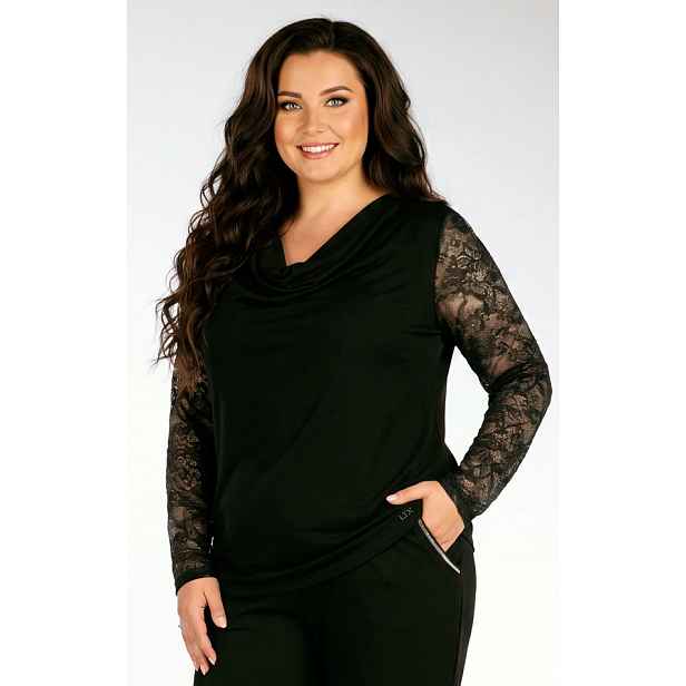 Dámské triko pro plnoštíhlé plus size 7g102 litex xl