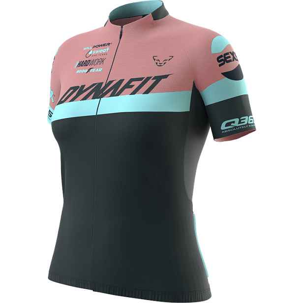 Dres Dynafit Squad Zip / Tee W mokarosa Barva: starorůžová , Velikost: