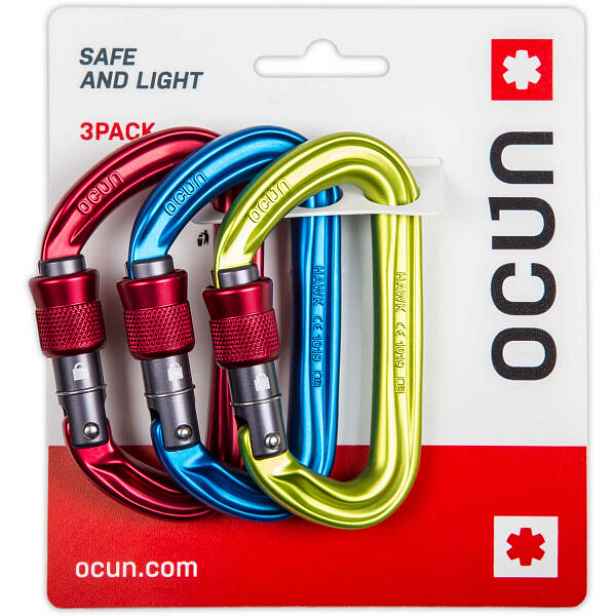 OCÚN HAWK SCREW 3 PACK Karabina, mix