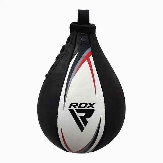 RDX Boxovací hruška S2, kožená, bílo