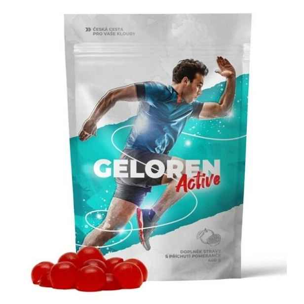 GELOREN ACTIVE POMERANČ 400G (90 TBL) Kloubní výživa