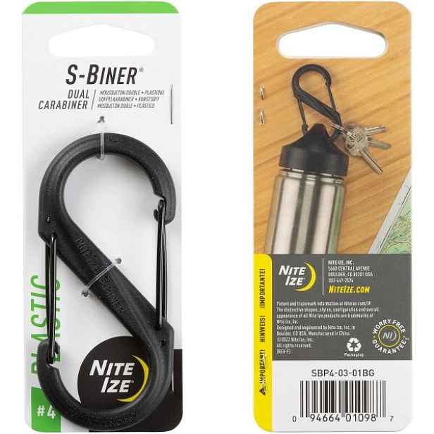 NITE IZE -BINER 4 Plastová oboustranná karabina