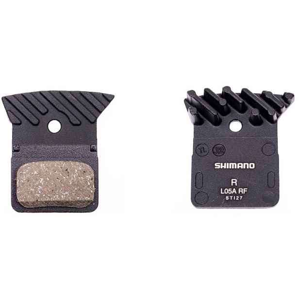 Brzdové destičky Shimano L05A-RF polymerové s chladičem