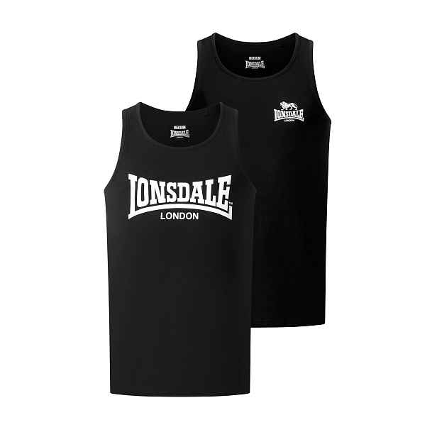 Lonsdale Men's singlet regular fit double pack