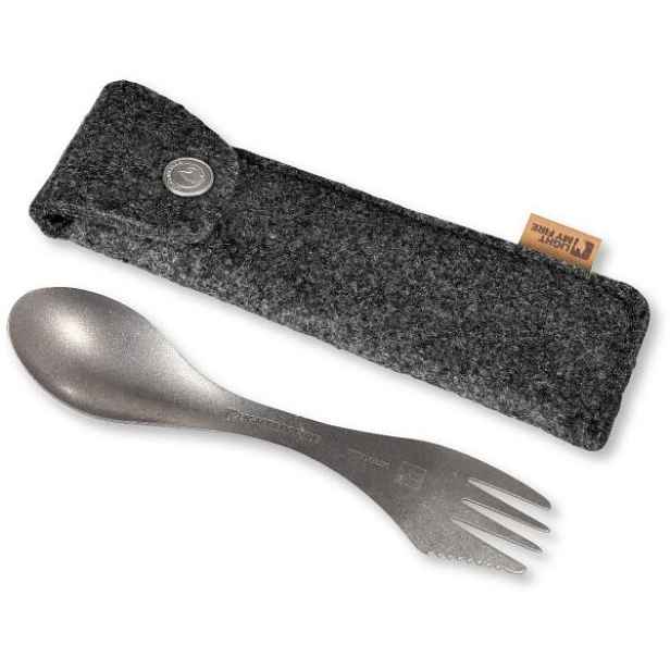 Light my fire SPORT KIT TITANIUM IN MERINOWOOL CASE Příbor