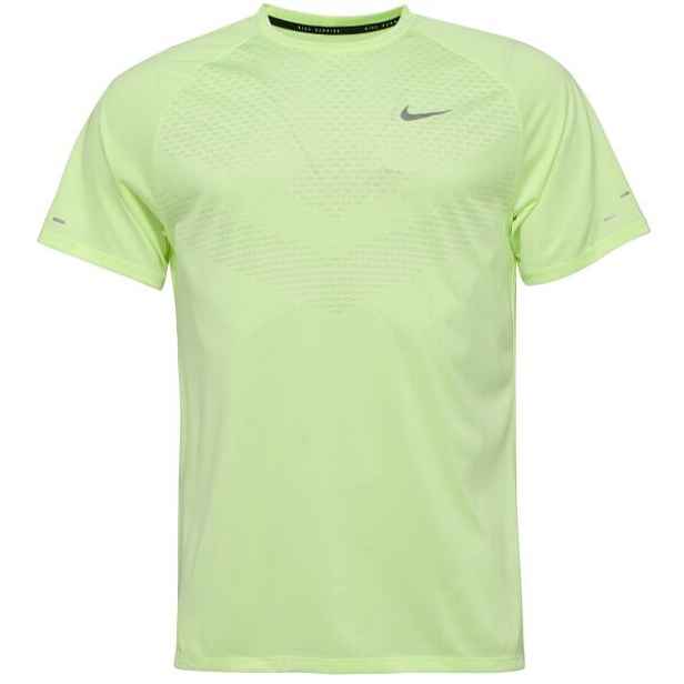 Nike STRIDE Pánské běžecké triko, reflexní neon