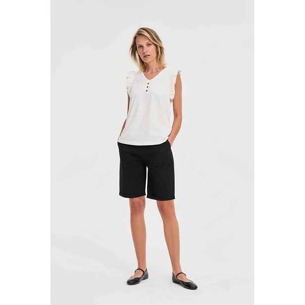 Marisse Cotton Shorts With A Belt