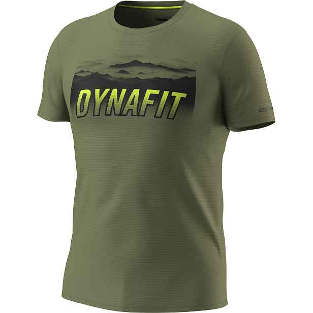 Triko Dynafit Transalper Graphic / Tee military Barva: , Velikost:
